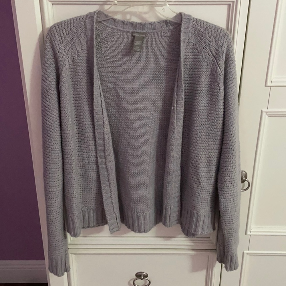 Charolette russe grey knit cardigan